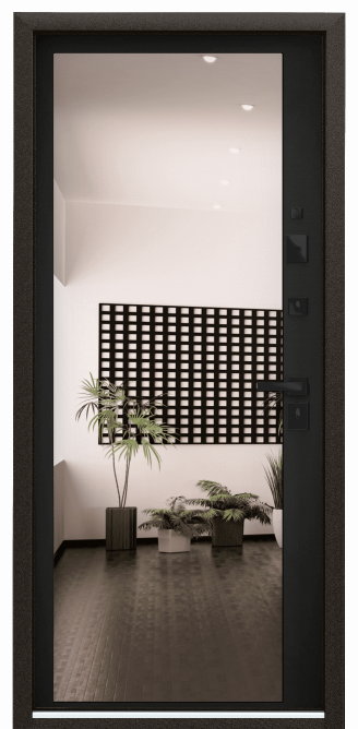 ULTIMATUM-M PP, Декоративная панель с зеркалом, MM, ЛКП Насыщеный чёрный в Ставрополе