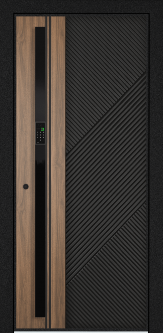 EXPERT PP, Панель MDF с ПВХ покрытием, SL6-M10, ПВХ Черная шагрень в Ставрополе
